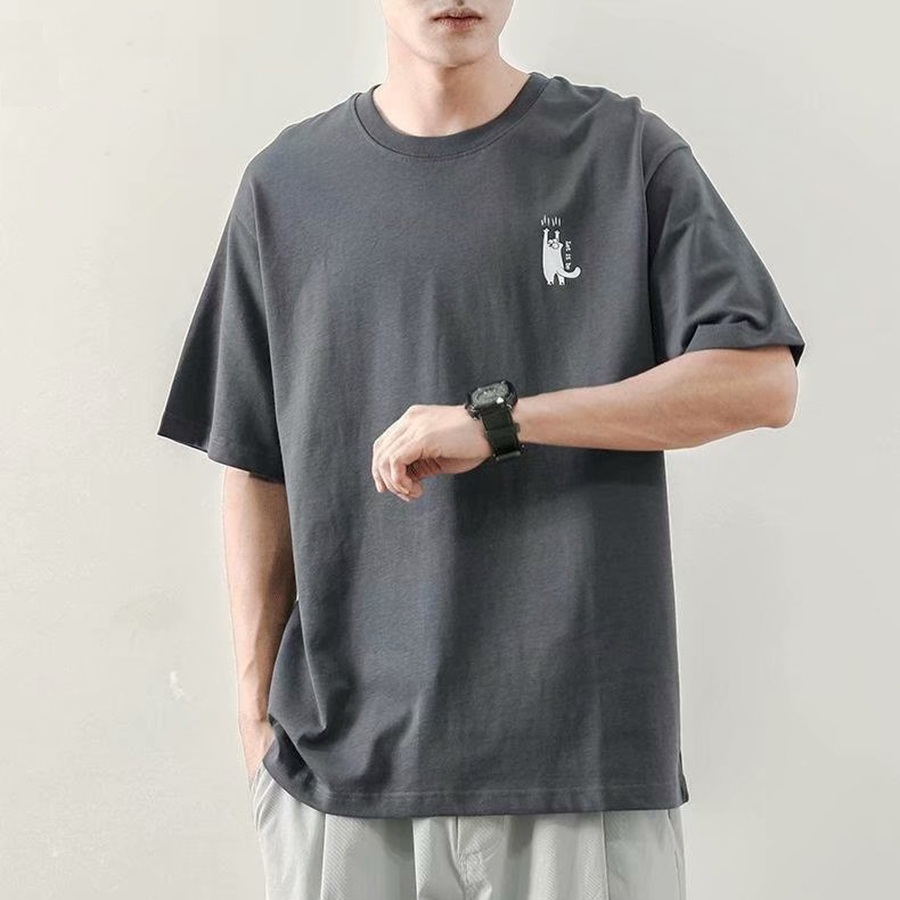 Áo thun unisex MonsterX BA MÈO phông tay lỡ nam nữ form rộng Oversize 3 màu