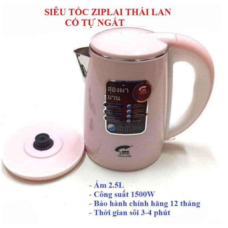 Xả lỗ Ấm Siêu Tốc Thái Lan 2.5L ,bình đun nước , nấu nhanh sôi, Inveter tiết kiệm điện
