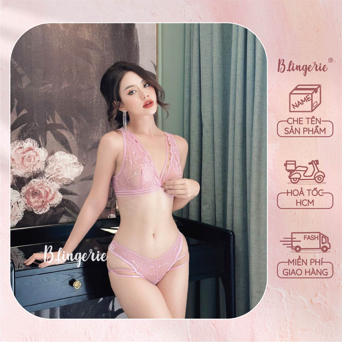 Bộ Đồ Lót Quyến Rủ Nữ - B.Lingerie