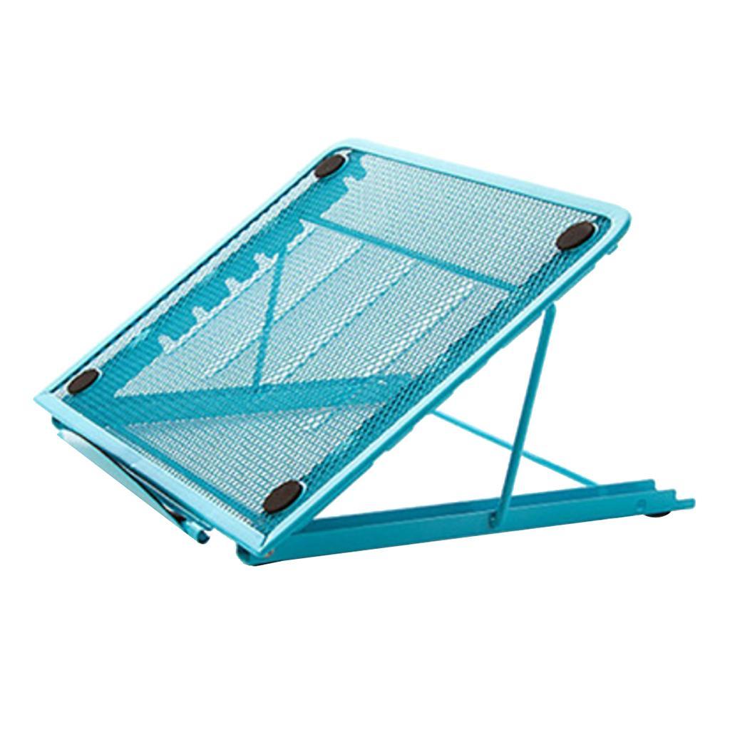 Ventilated Adjustable Laptop Computer Holder Desk Stand Mini Notebook Table Tray Supports for Diamond Painting Kit or Office Tablet