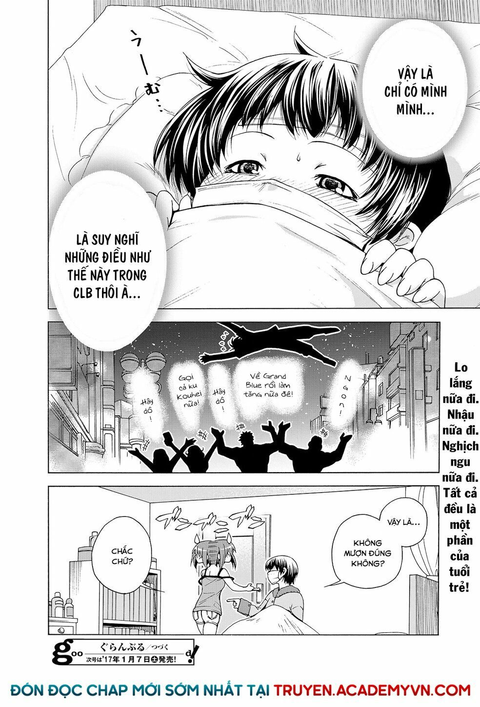 cô gái thích lặn - grand blue chapter 30 29