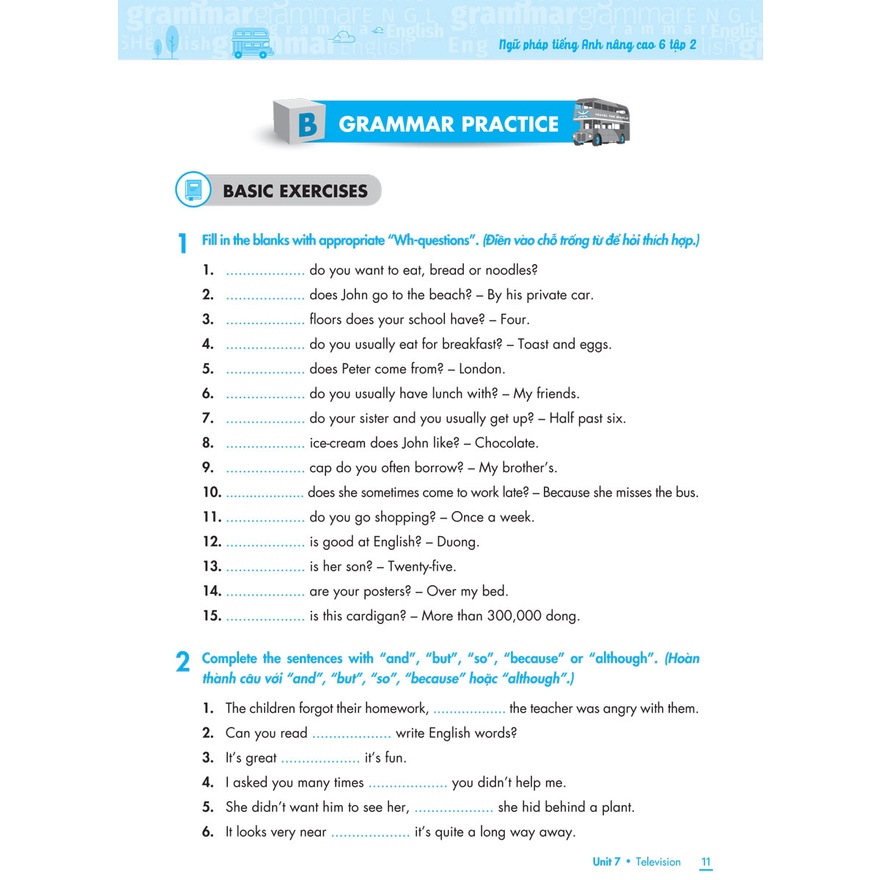 Ngữ Pháp Tiếng Anh Nâng Cao Lớp 6 - Tập 2