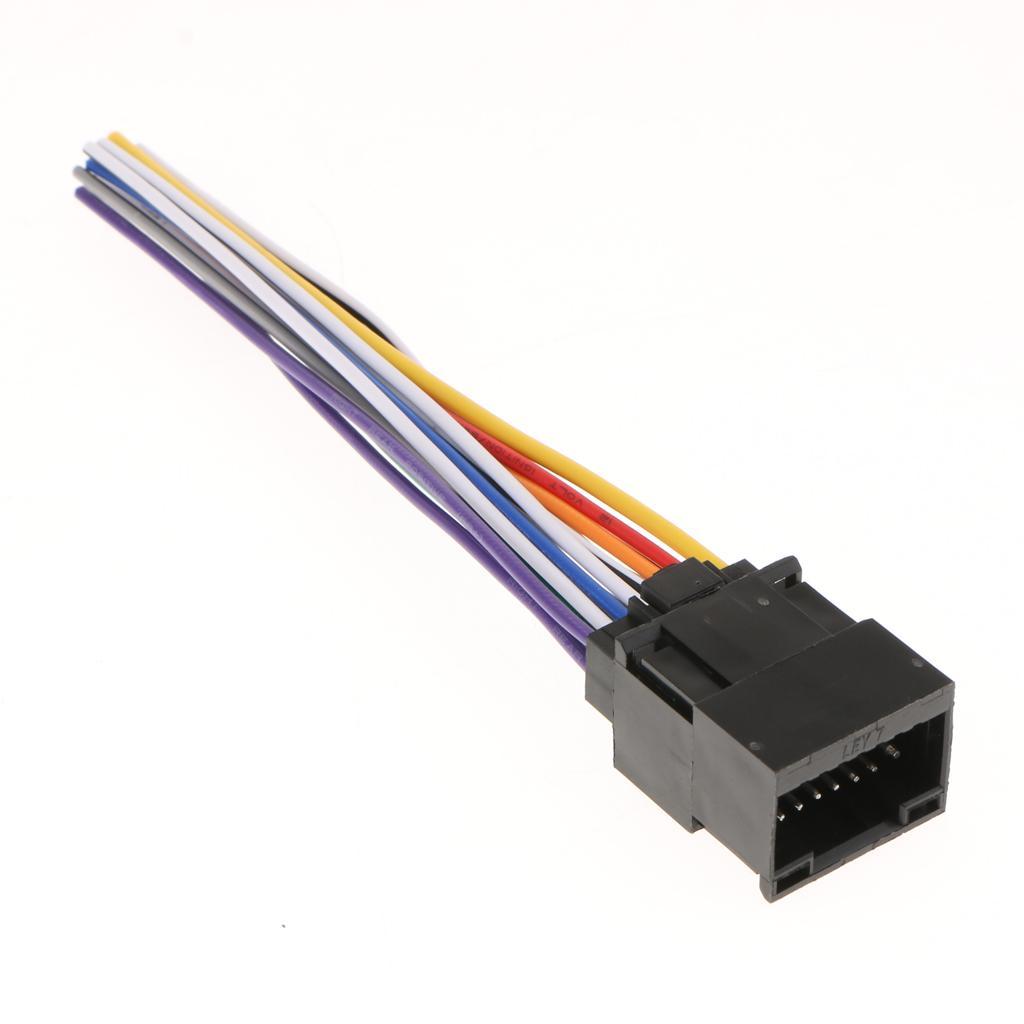 2-3pack Car Stereo Radio ISO Wire Harness Plug Adapter Connector for Chery