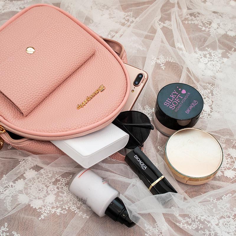 Ba Lô Mini Nữ Da PU Túi Đeo Vai Cho Bé Gái Trẻ Em Đa Năng Nhỏ Bagpack Nữ Nữ Ba Lô Đi Học
