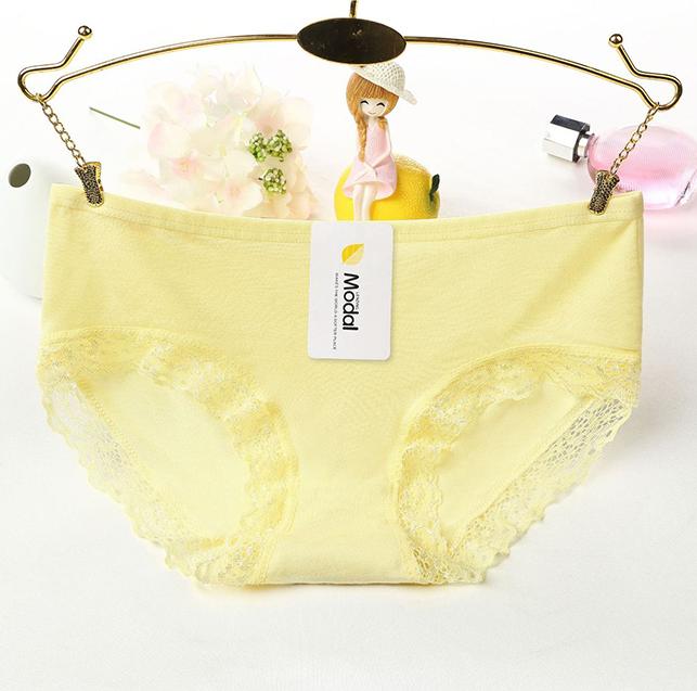 Combo 5 Quần Lót Nữ Coton Phối Ren MS1326