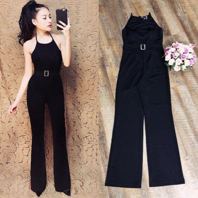 Jum dài ống suông cổ yếm xinh xắn