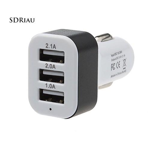 Củ sạc nhanh 3 cổng usb cho iPhone Samsung