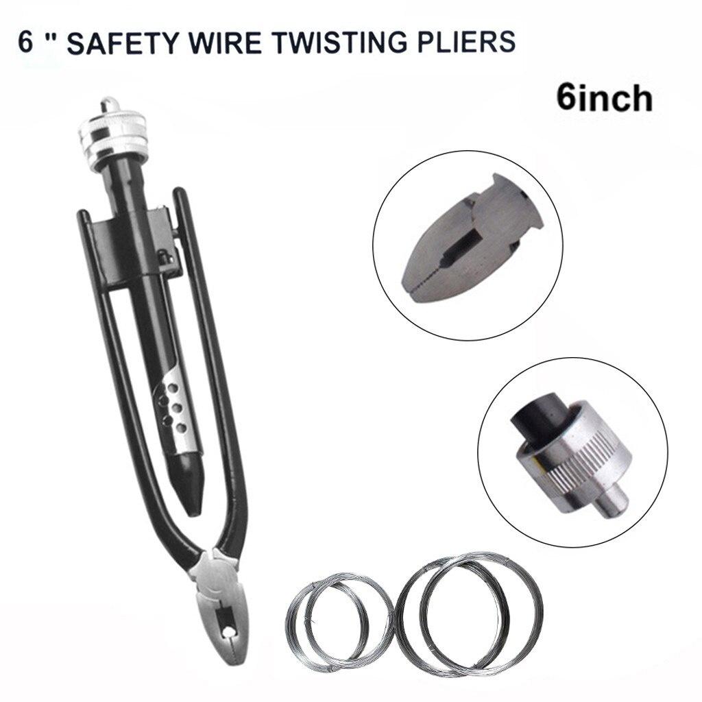 New 6In Aircraft Safety Wire Twisting Pliers Set Lock Home improvement accessories Safety practical Dropshipping #30 Vip
