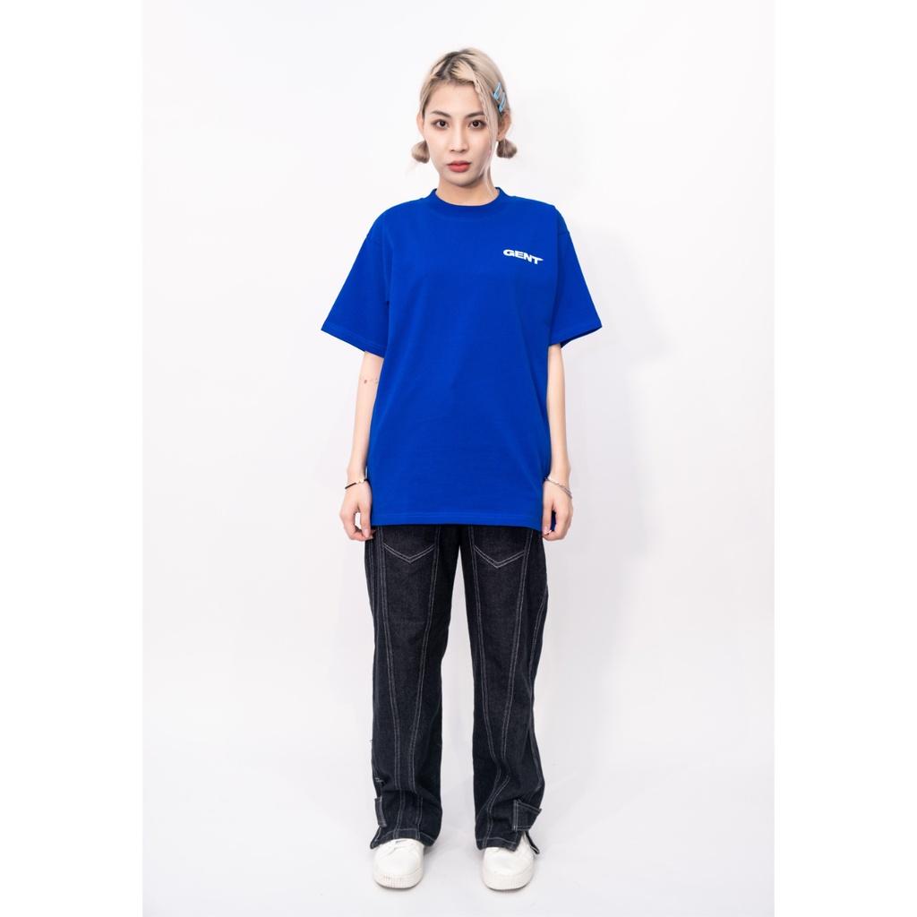 Áo thun Basic Tee unisex nam nữ from rộng, tay lỡ, cổ tròn màu đen, trắng, xanh dương, xanh lá, nâu