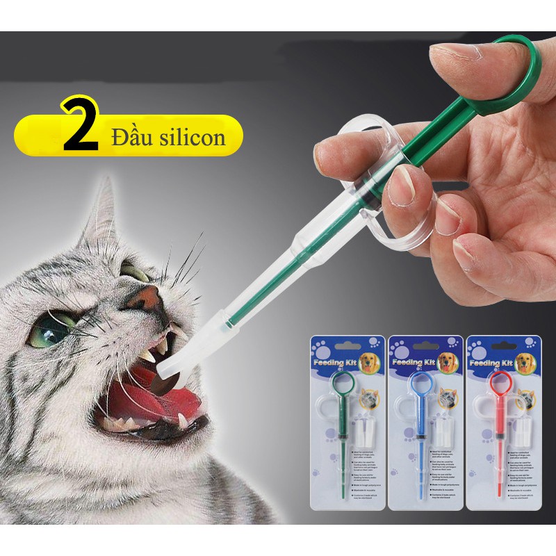 Dụng cụ hỗ trợ cho Chó Mèo uống thuốc, Uống sữa, Uống nước Dài 15cm Giúp thú cưng uống thuốc dễ dàng, tiện lợi, an toàn