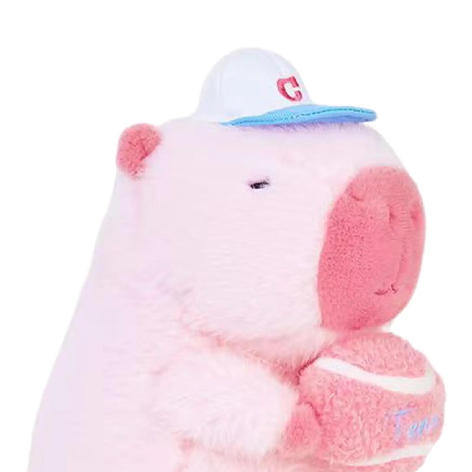 Thú nhồi bông capybara hồng ôm bóng dễ thương - Size từ 35cm đến 45cm - Móc khoá gấu bông Capybara