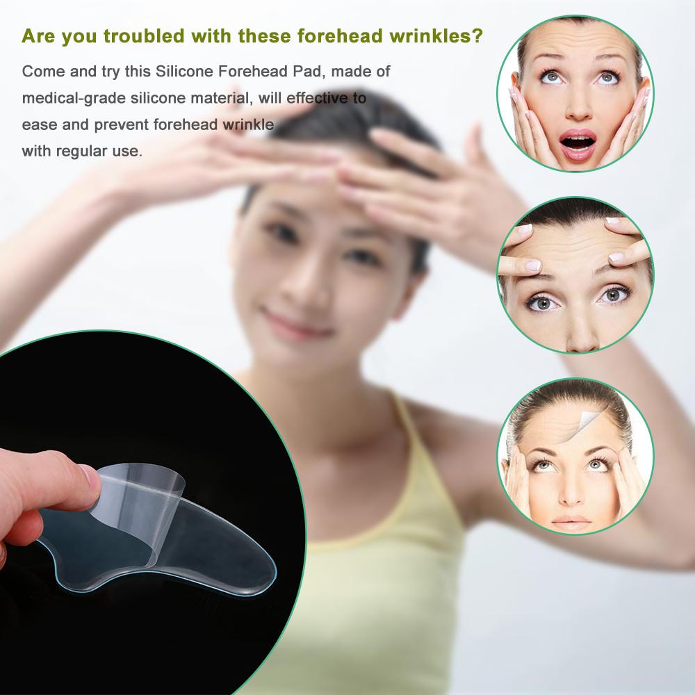 Miếng dán chống nhăn trên mặt bằng silicone y tế trong suốt, có thể tái sử dụng và giặt được.