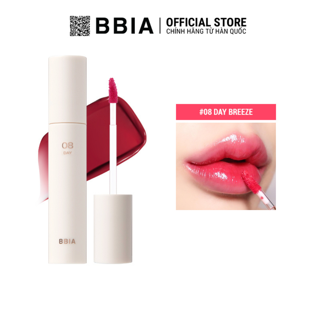 Son Tint Bóng Bbia Glow Lip Tint Version 2 5 màu 3.2g - 08 Day Breeze