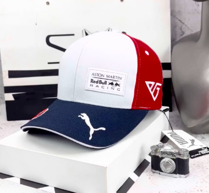Nón kết, mũ lưỡi trai Pu.ma Redbull phối vải kaki form chuẩn thời trang cao cấp