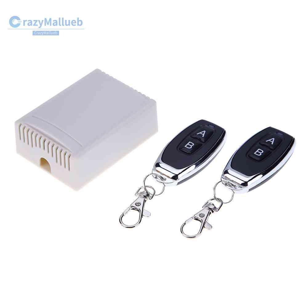 Set 2 Rơ Le Điều Khiển Từ Xa Không Dây + 2 Chìa Khóa Điều Khiển Từ Xa