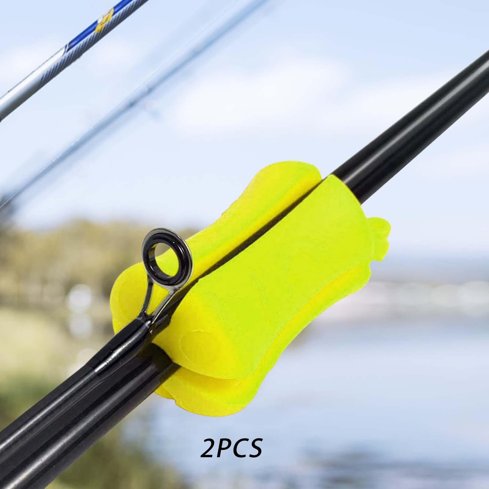 Fishing Rod Fixed Ball Fishing Tackle Ties Fishing Rod Holder Pole Portable Elastic Protective Fishing Tube Connectors for Fishing