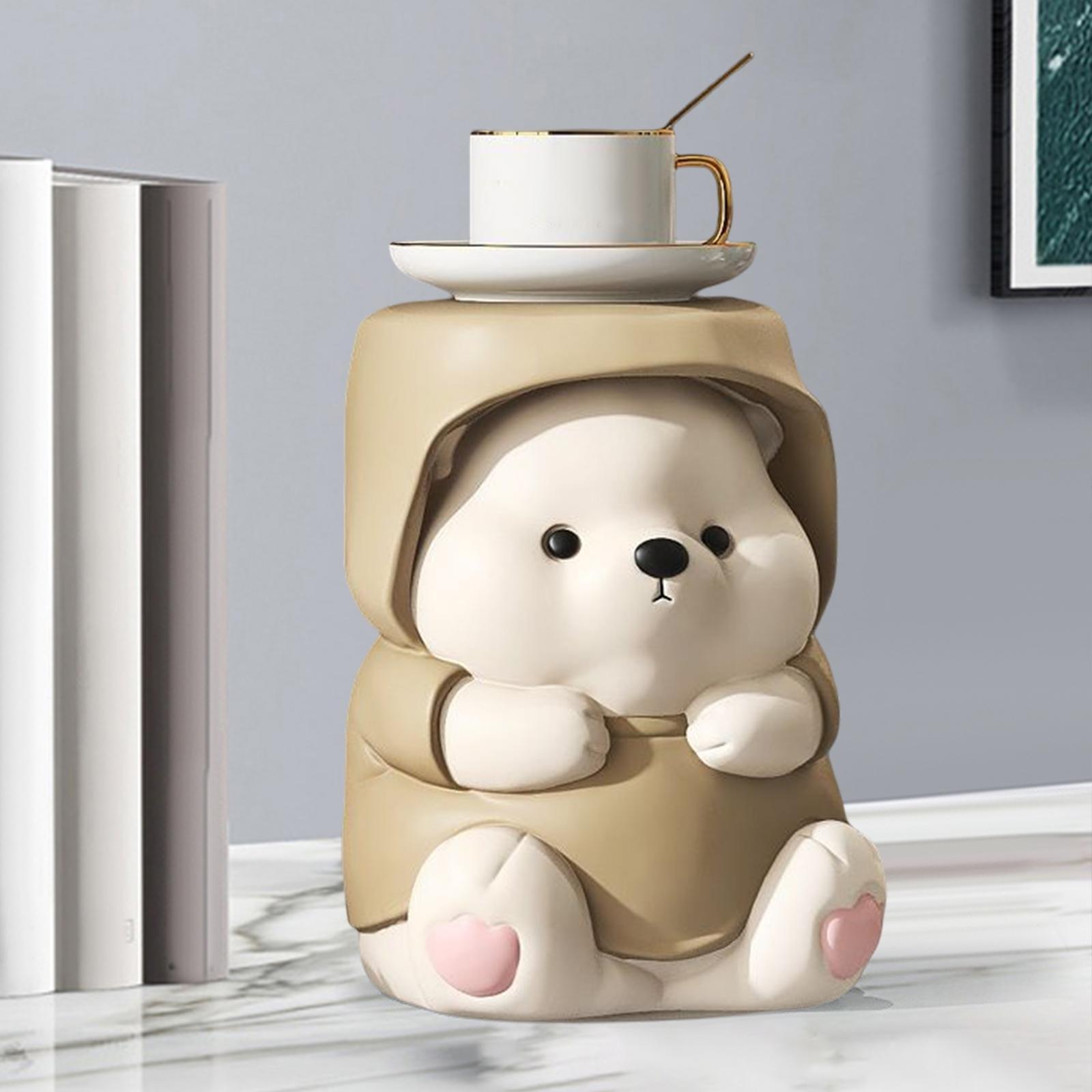Adorable Bear Figurine Balloon Bear Figure Arrangement Cabinet Decor