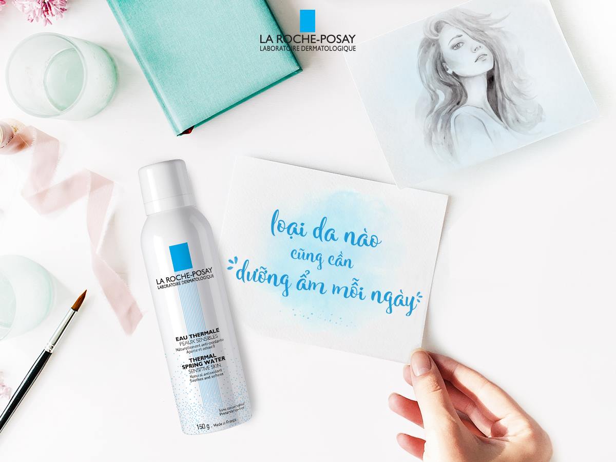 Xịt Khoáng Làm Dịu Và Bảo Vệ Da La Roche-Posay Thermal Spring Water (300ml)  - TẶNG MÓC KHÓA