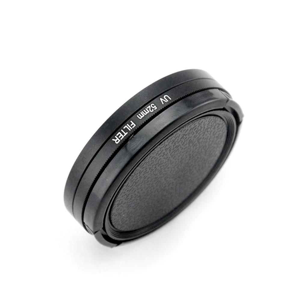 52MM UV Lens Filter +Lens Ring Adapter +Lens for Yi Sports Camera