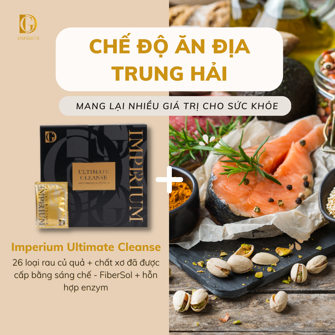 Thức uống dinh dưỡng IMPERIUM ULTIMATE CLEANSE hỗ trợ giải độc, phục hồi và trẻ hóa cơ thể cho một cuộc sống tràn đầy năng lượng, thích hợp để tặng cho bạn bè, cấp trên và người thân