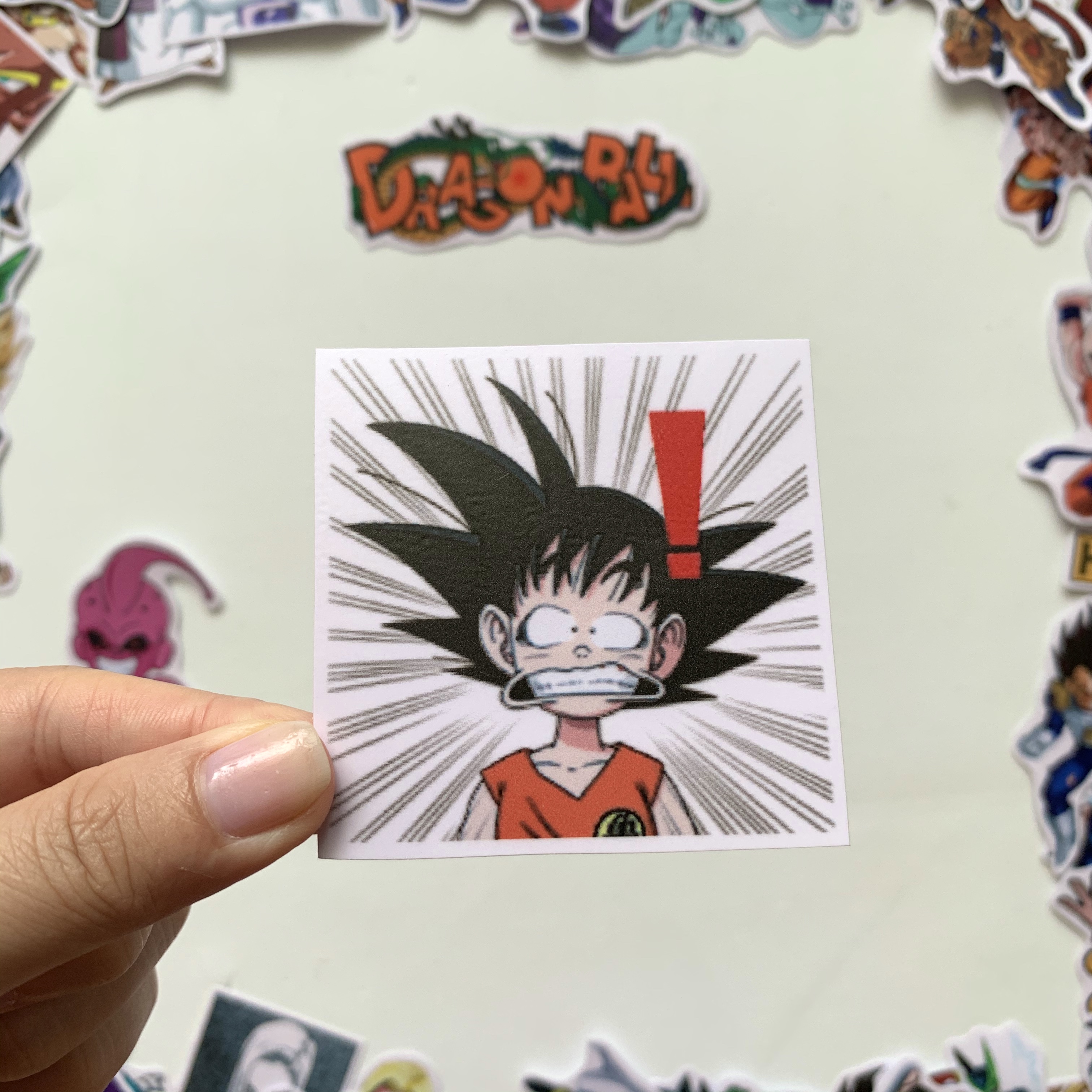 Sticker DRAGON BALL - miếng dán hình Bảy Viên Ngọc Rồng Gohan - Chất Liệu PVC Cán Màng Chất Lượng Cao Chống Nước, Chống Nắng, Không Bong Tróc Phai Màu