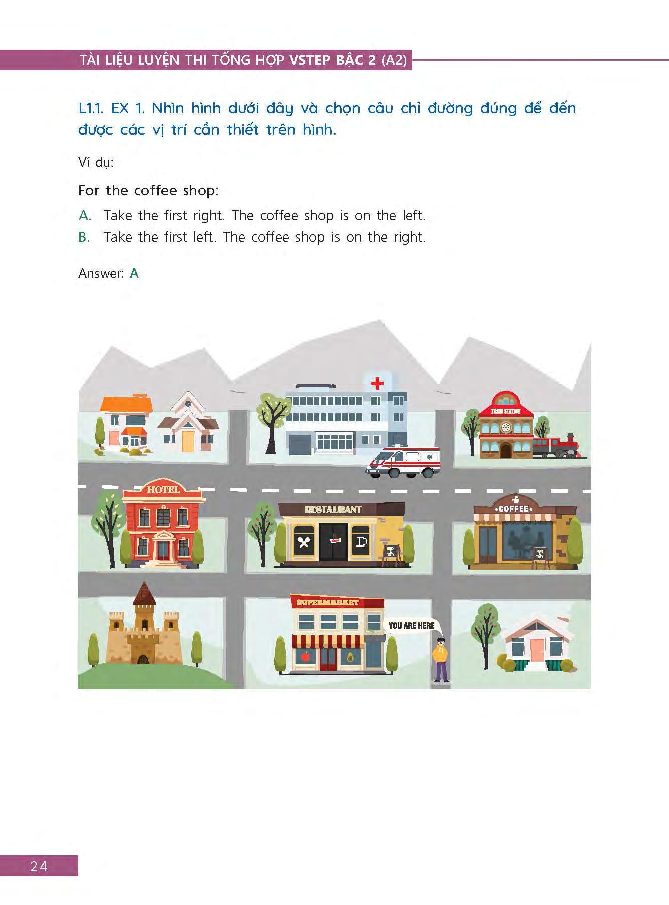 Sách Tài Liệu Luyện Thi Tổng Hợp VSTEP Bậc 2 (A2) - Khung Năng Lực Ngoại Ngữ Sáu Bậc Dùng Cho Việt Nam