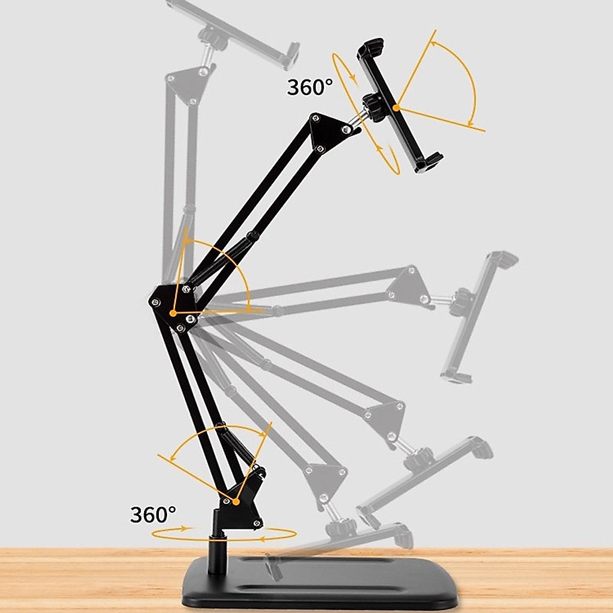 Giá Đỡ Điện Thoại Bằng Kim Loại Đa Năng, Tùy Chỉnh Nhiều Góc Độ, Dành Cho Giải Trí, Livestream, Học Online