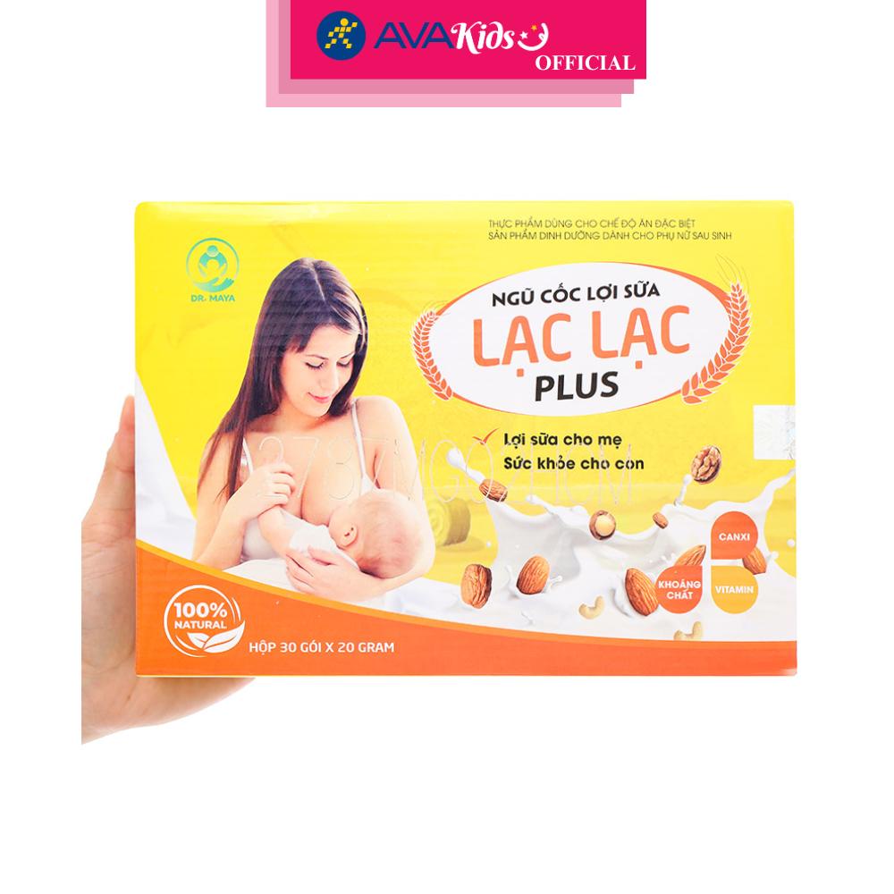 Ngũ cốc Dr.Maya Lạc Lạc Plus hỗ trợ lợi sữa 30 gói - Hàng Chính Hãng