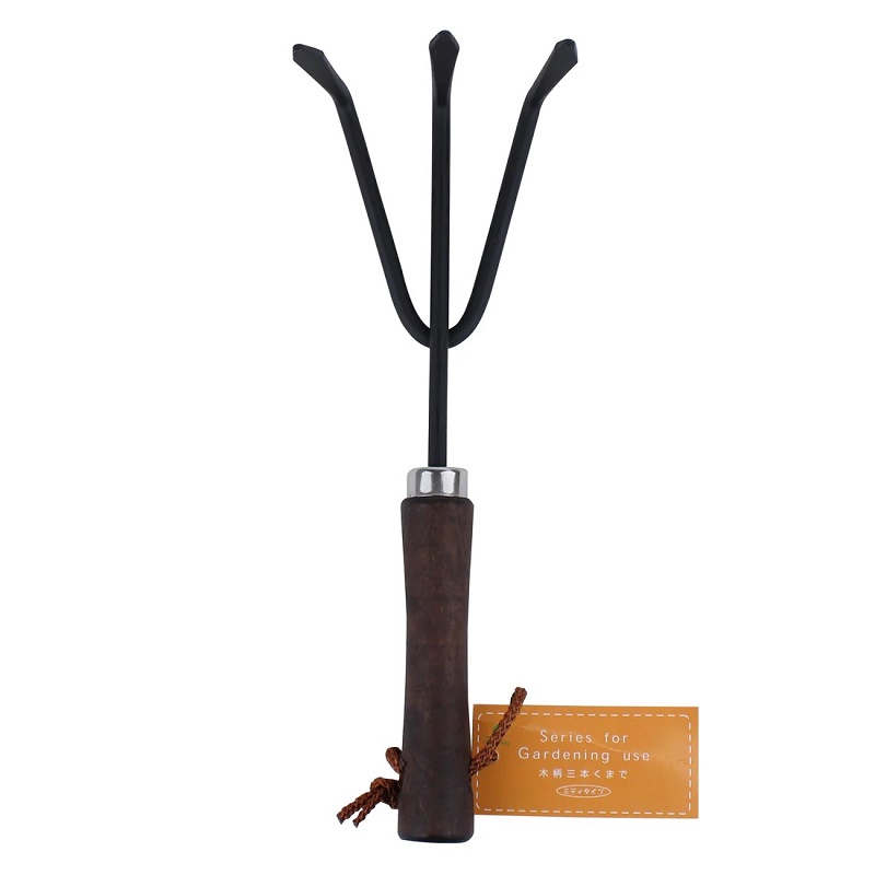 Dụng cụ làm vườn cào đất 3 chân Echo 24.5cm - Hàng Nội Địa Nhật Bản