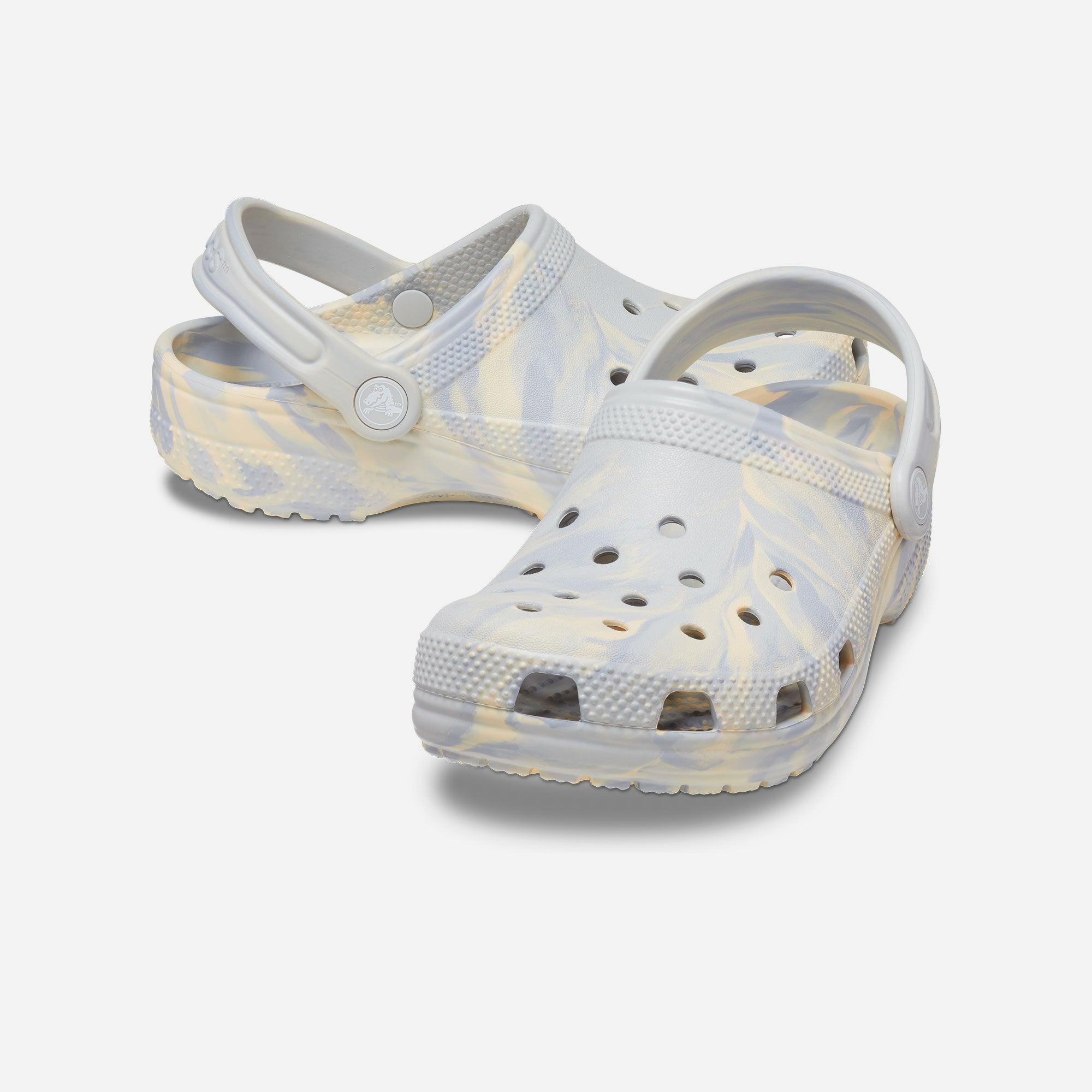 Giày nhựa trẻ em Crocs Toddler Classic Marbled - 206838-1FS