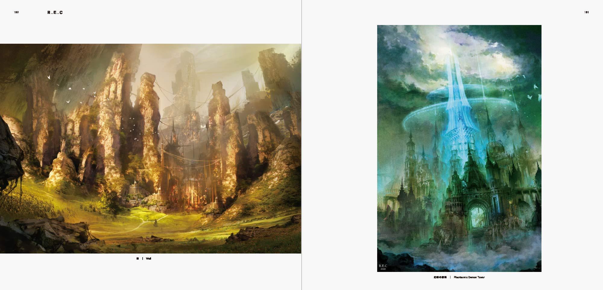 Mysterious Scenes From A Dark Fantasy World Background Illustrations And Scenes By Up-and-coming Creators (Japanese Edition)