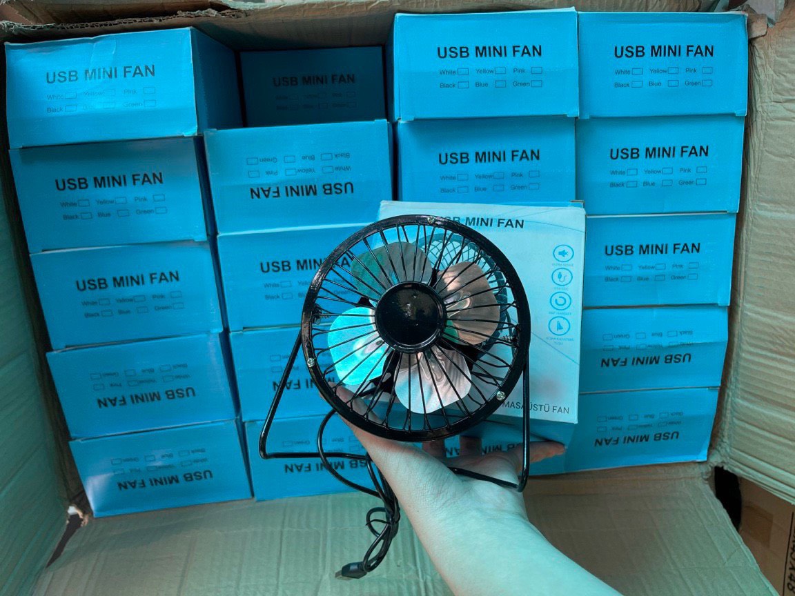 QUẠT MINI LỒNG SẮT TIỆN DỤNG -QUẠT MINI - JL