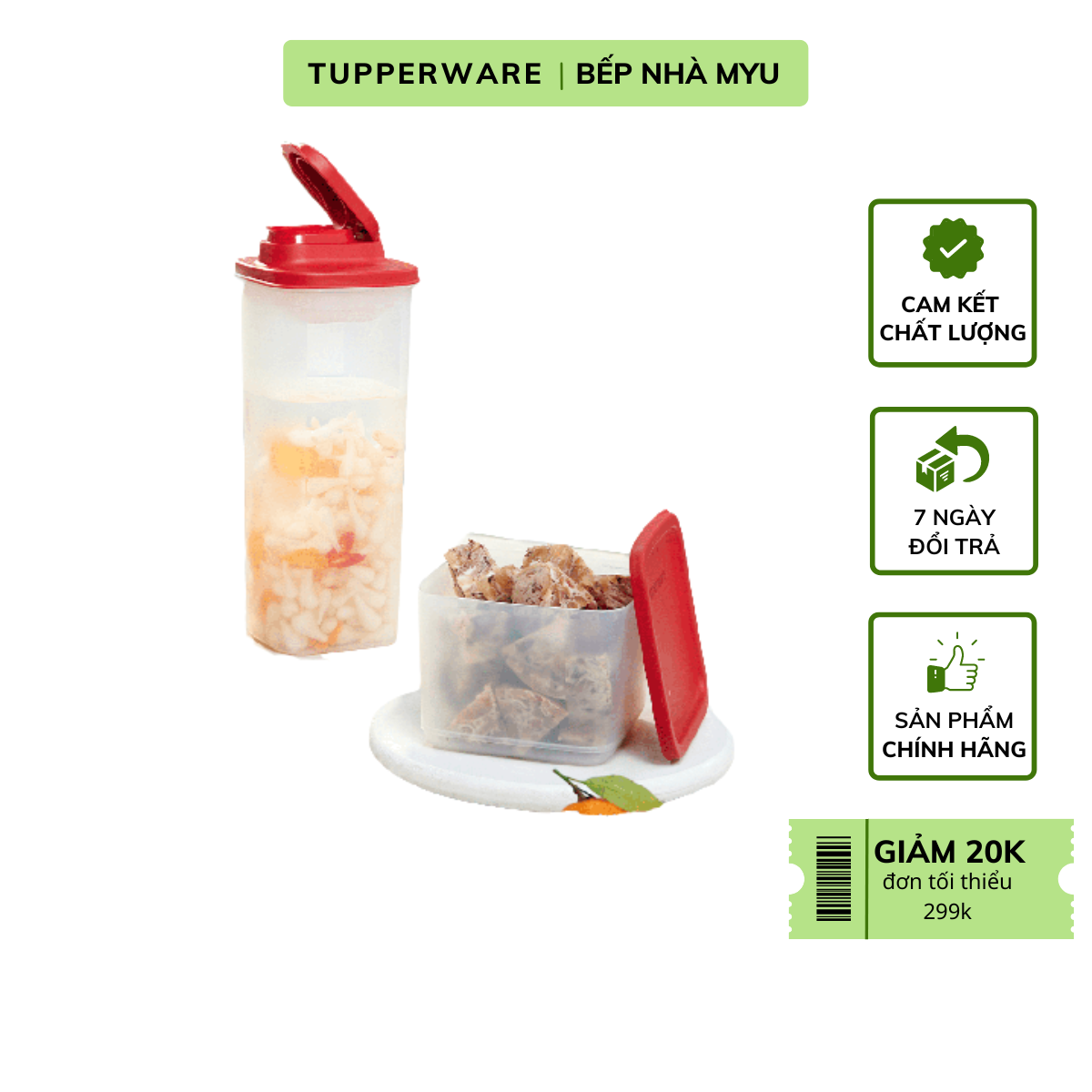 Bộ Sản Phẩm Tupperware Memberkit Tasty Set Gen II