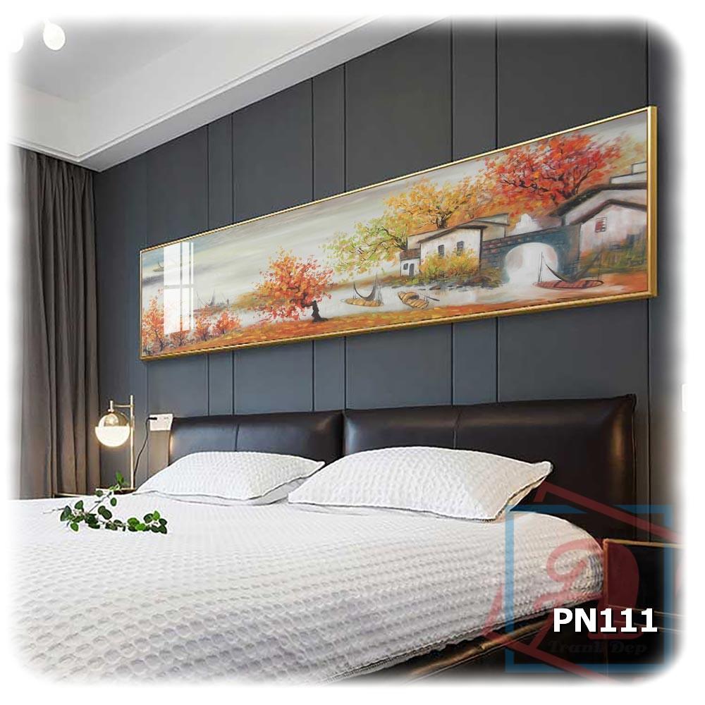 Tranh canvas khổ lớn trang trí phòng ngủ - PN111