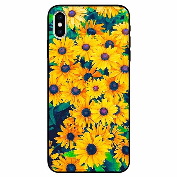 Ốp lưng dành cho Iphone Xs Max mẫu Vườn Cúc Vàng