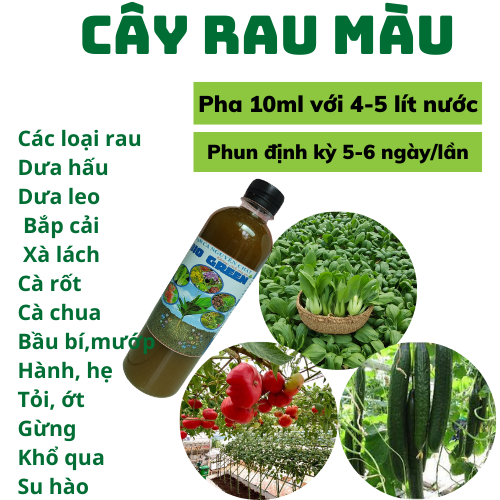 Chai 500ml- Đạm Cá nguyên chất BIOGREEN -KHÔNG CHẤT PHỤ GIA, CHIẾT XUẤT TỪ NGUỒN ĐẠM CÁ TINH KHIẾT