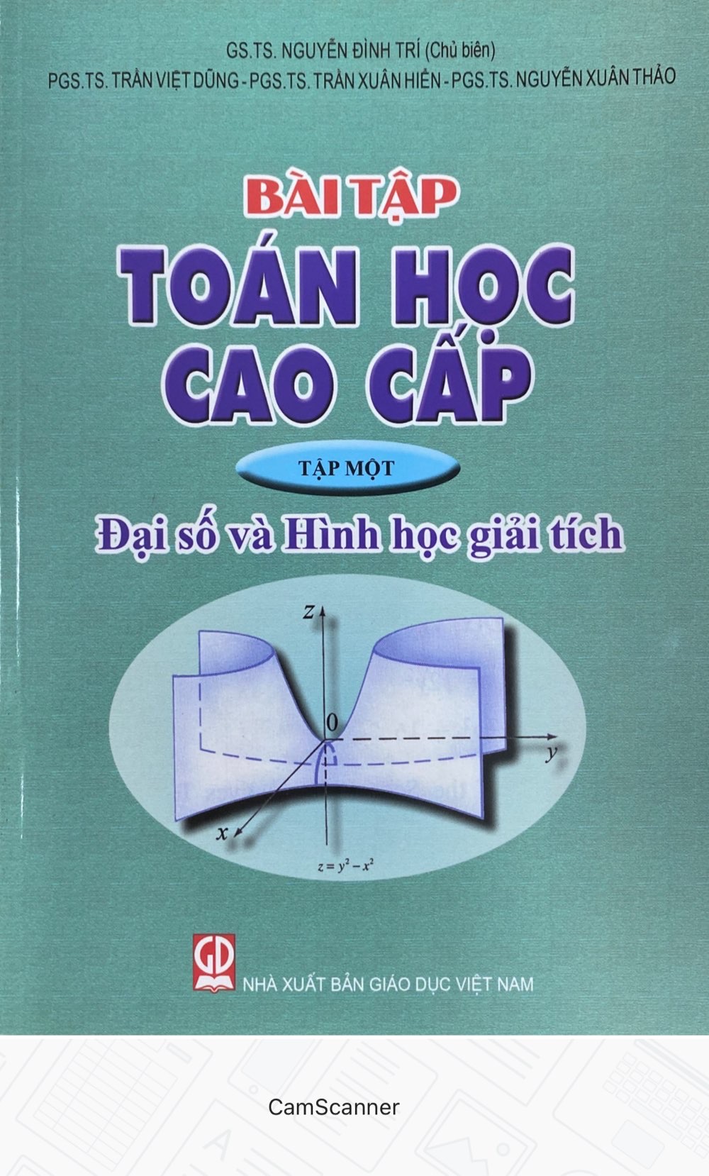 Bài Tập Toán Cao Cấp Tập 1- Đại Số và Hình Học Giải Tích