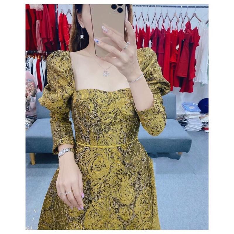 ĐẦM GẤM TAY DÀI