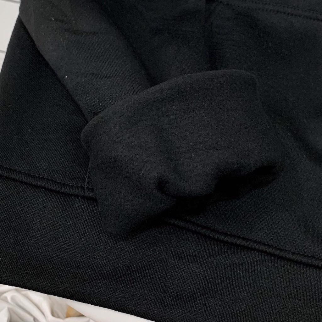 Áo khoác hoodie Sadboiz đen vải nỉ lót bông form rộng unisex nam nữ