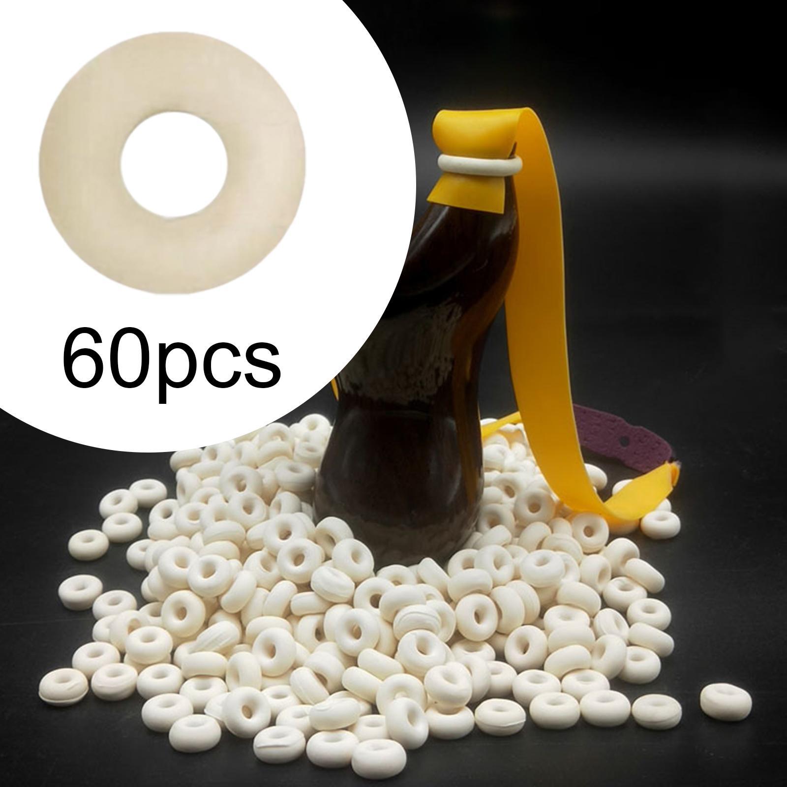 60x Rubber Band Tied Assistant Rubber for Rubber Bands Flat Rubber Band