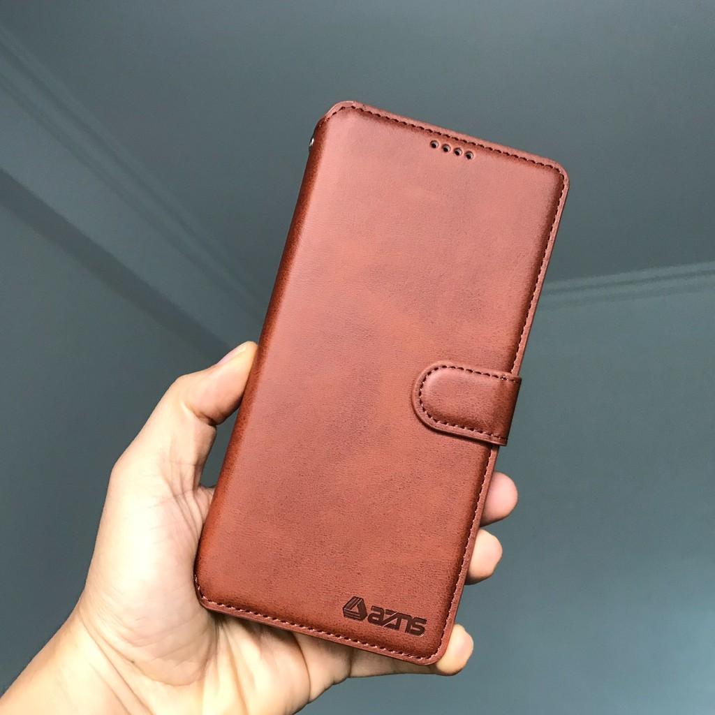 Bao da ốp lưng dành cho samsung Note 8 Note 9 kèm ví chất da mịn mềm có kèm ví kẹp tiền - azns