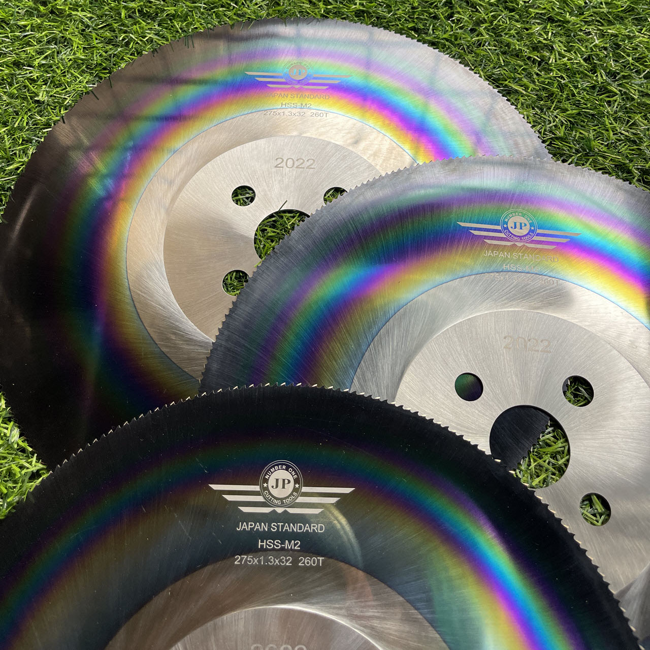 Đĩa Cắt Inox Cầu Vồng 275*1.6 Máy Tua Chậm