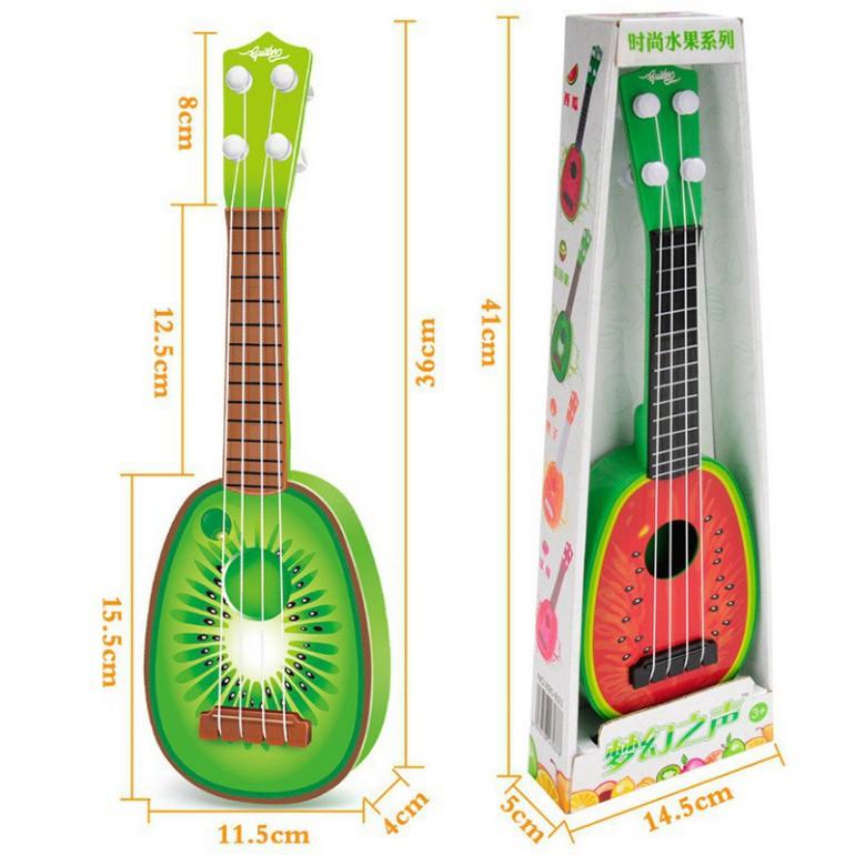 (Xả Hết) Đàn Guitar Hình Trái Cây Cho Bé (không hộp) - Đồ Chơi Thông Minh 5605 (Giảm Giá Sập Sàn)