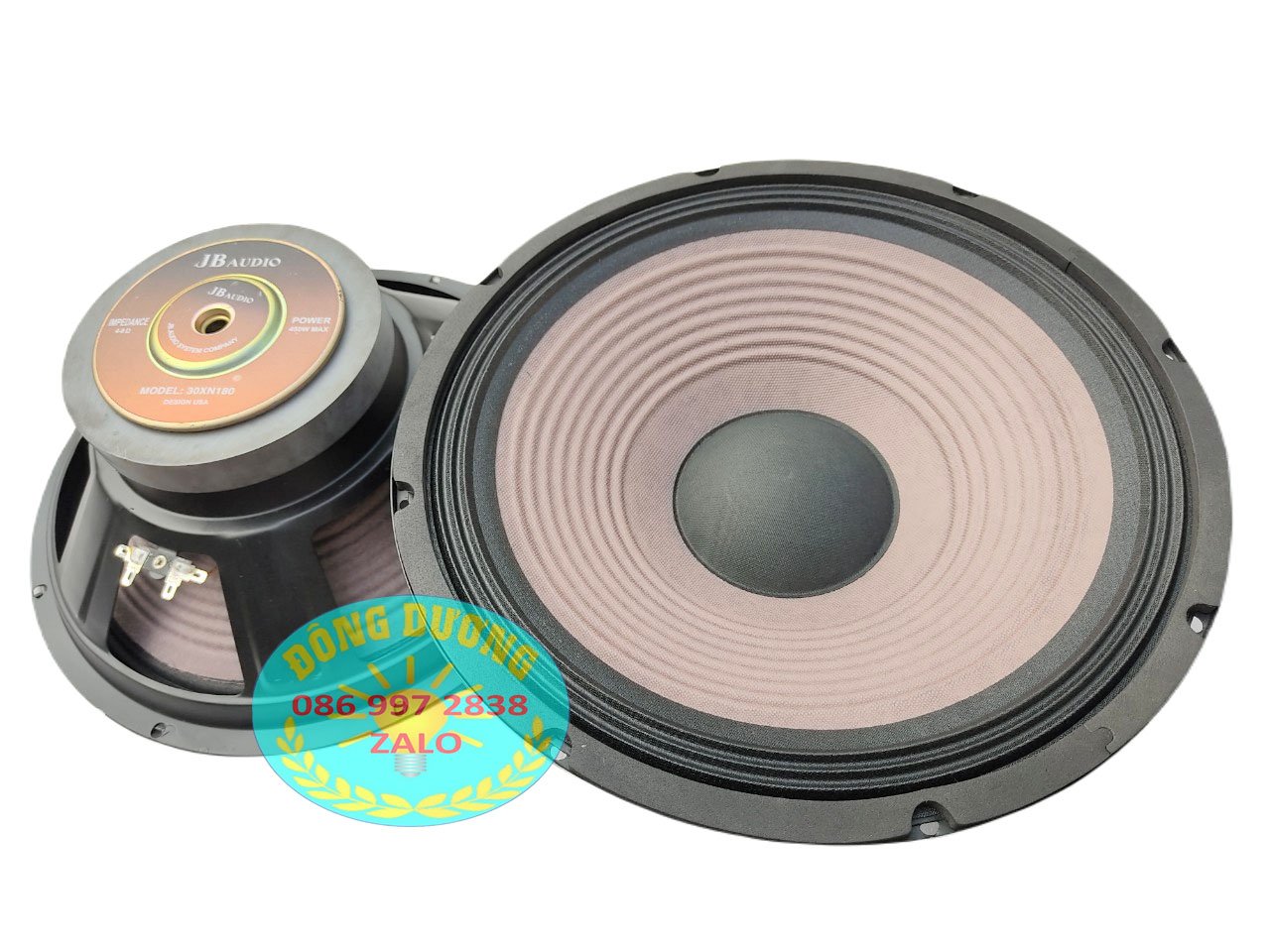 LOA BASS 30 JB AUDIO GÂN VẢI 3 XẾP MÀNG TÍM TỪ 140 CÔN 36 - 2 LỚP - GIÁ THỢ