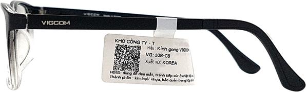 Gọng Kính Thời Trang Vigcom VG108 C8 (52/19/140)