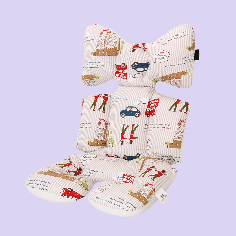 Miếng lót xe đẩy dày 6.5cm MiracleBaby  đệm Cotton dày dặn, phụ kiện xe đẩy êm ái cho bé