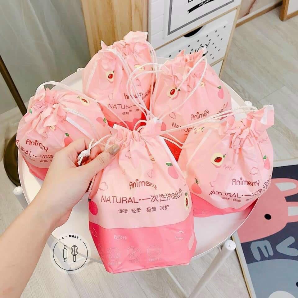 Khăn lau mặt khô ANIMERRY dùng 1 lần mềm mịn đa năng