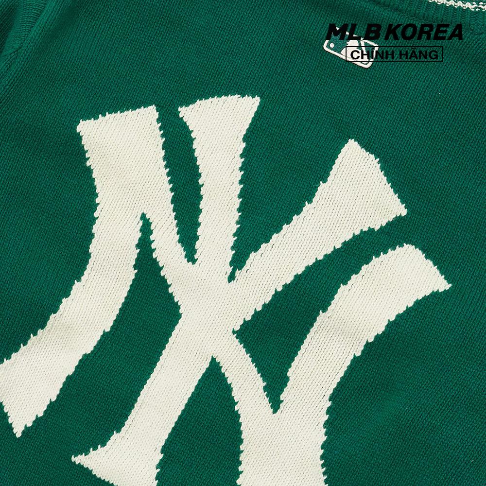 MLB - Áo khoác cardigan phom suông Basic Big Logo 3AKCB0124