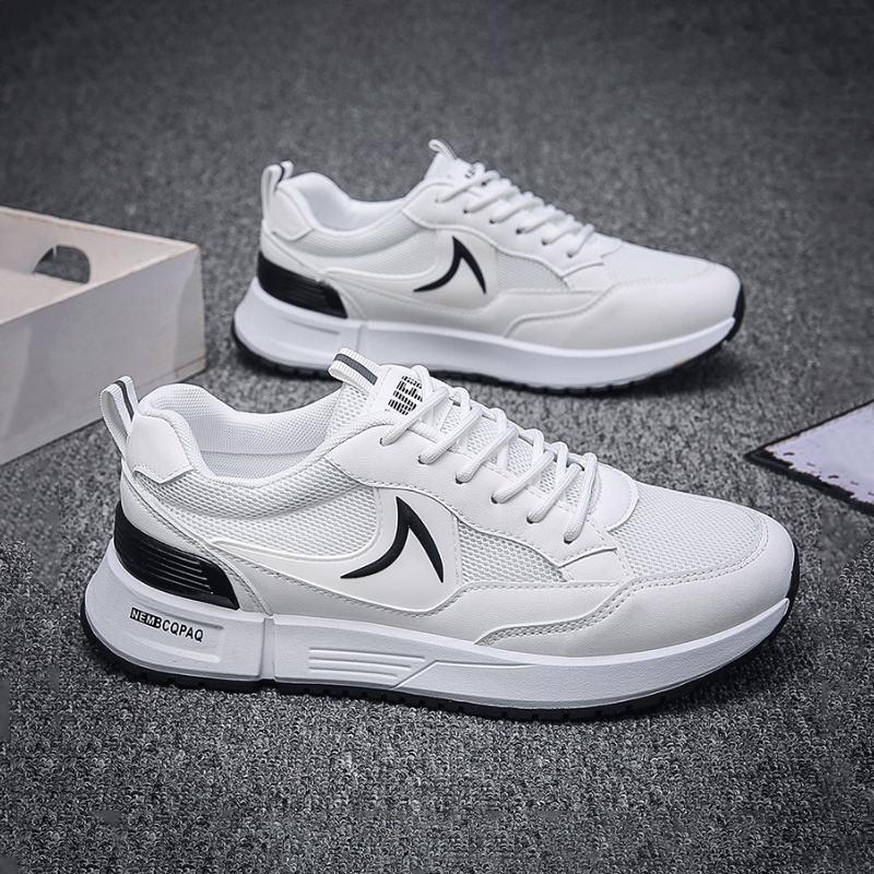 Giày thể thao Sneaker da phối lưới dành cho nam phong cách năng động, trẻ trung AG0156