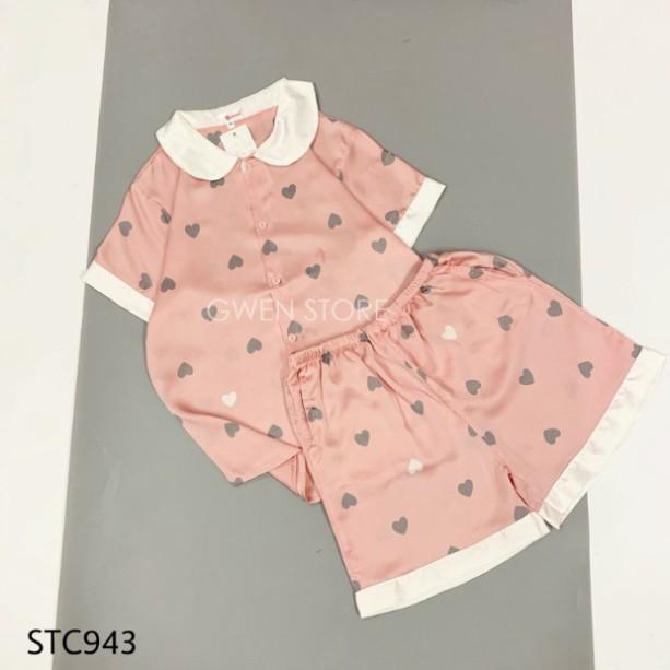 Freeship ĐỒ BỘ ĐÙI PIJAMA LỤA SATIN CAO CẤP NỮ